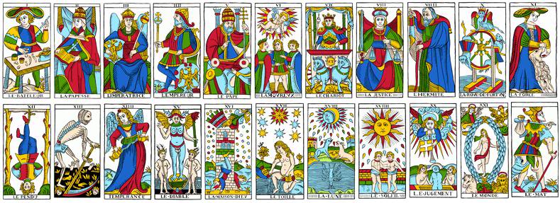 Gratuit : un jeu de tarot de Marseille à imprimer : Femme Actuelle